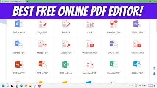 Best Free Online PDF Editor | PDF To Word | Sign PDF | PDF to JPG | Merge PDF | OCR | Unlock PDF