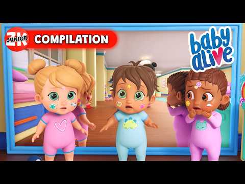 Spa Day GONE WRONG! ♨️🫢 Baby Alive | Episode Compilation | ZeeKay Junior
