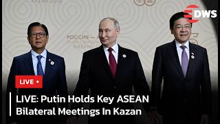 LIVE: Putin Holds Key Bilats At Russia ASEAN Summit In Kazan Russia | DWS News | AC14
