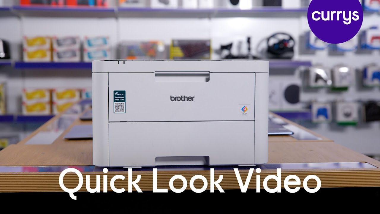 BROTHER EcoPro HLL3220CWE Wireless Laser Printer - Quick Look