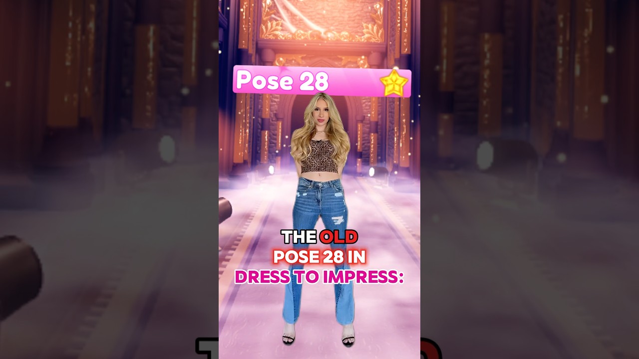 The NEW “ POSE TWENTY EIGHT” in DRESS TO IMPRESS on ROBLOX…