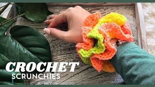 Crochet Scrunchies - Fast & Easy Beginner Friendly