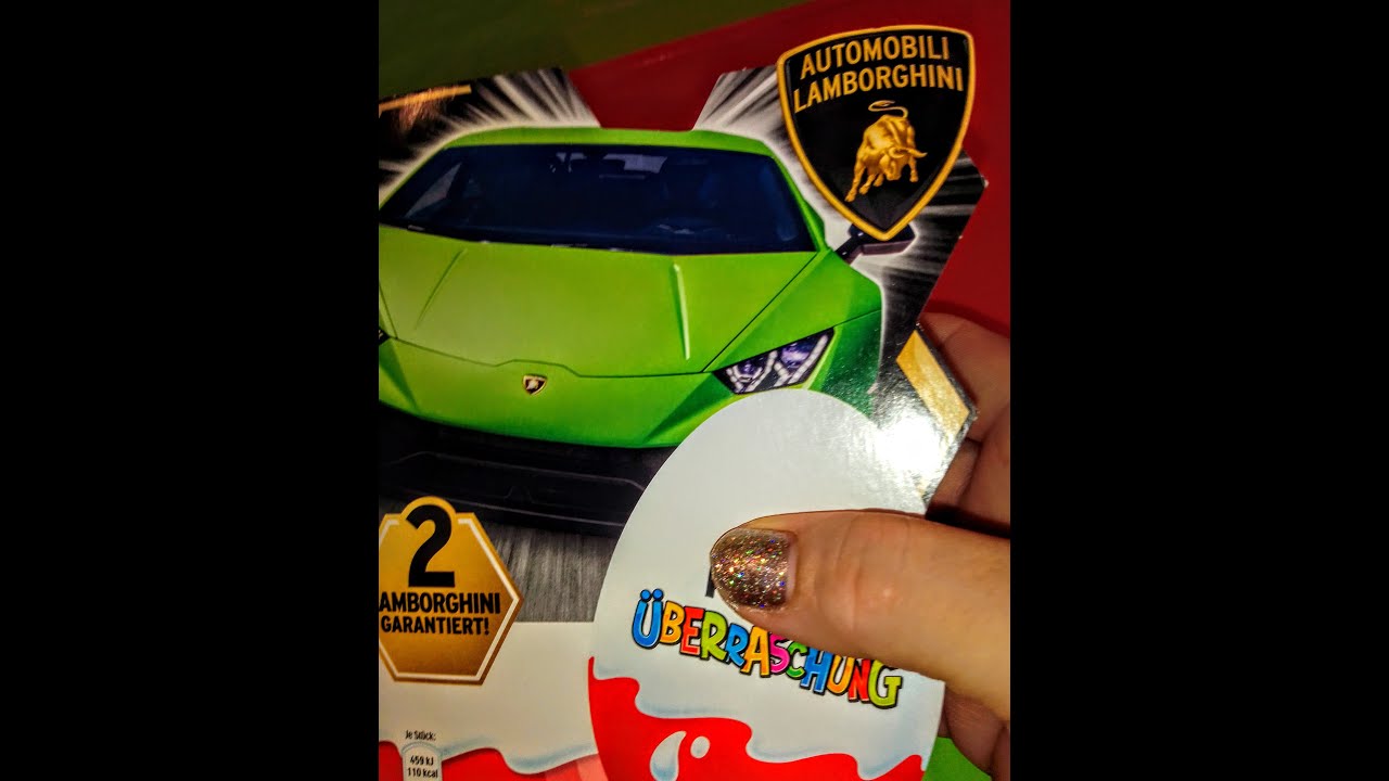 Lamborghini kinder surprise