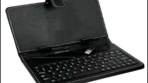 HDE 7" Tablet Stand with USB Keyboard 