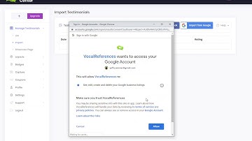 Import Testimonials from Google