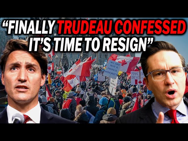 Pierre Poilievre demands that Justin Trudeau resign after protests break out across Canada class=