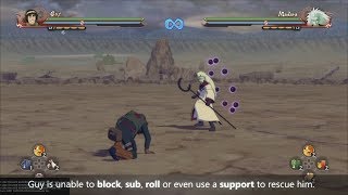 NUNS4: Unawakened Guys stunned stance