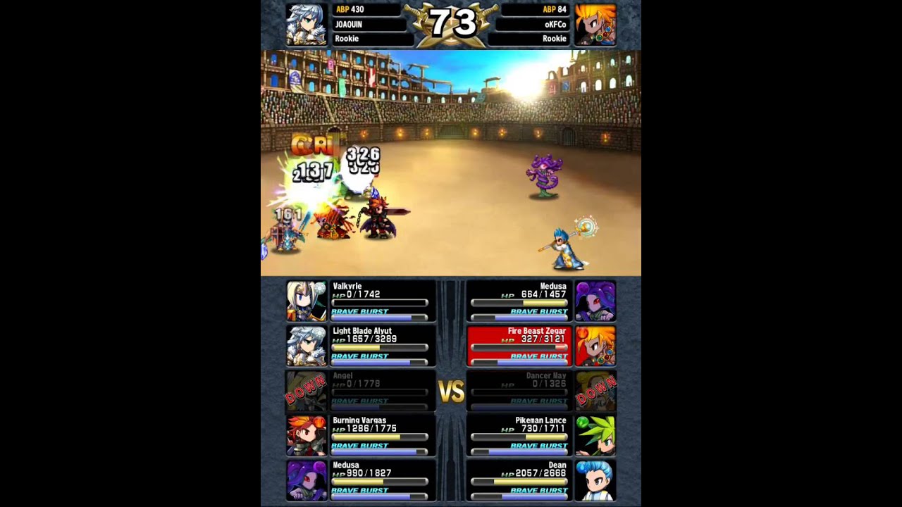 [Brave Frontier] GG BATTLE!!!