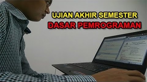 UAS Dasar Pemrograman - Miko Prasetyo 41820110034