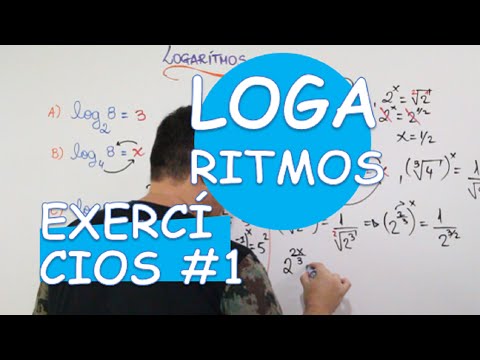 Vídeo: Como Resolver Exemplos Com Logaritmos