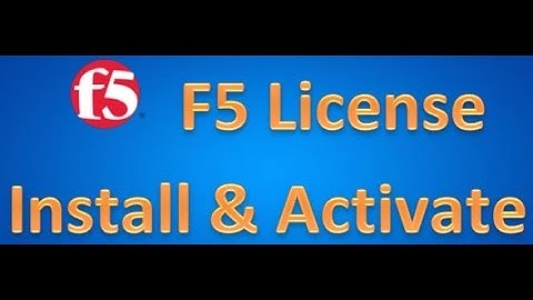 How to install & activate F5 BIG IP License step by step. | Online Training  |  www.pentesting.in