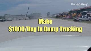 The Hourly Rate Is Still GREAT In DUMP TRUCKING! | Scale House Weigh In 2 Quarry Dumping Site