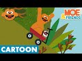 Wagon ride  funny cartoon for kids  moe  friends animated adventures