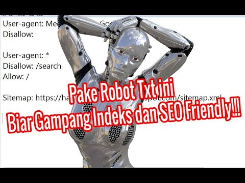 Video: Cara Membuat File Robots Txt