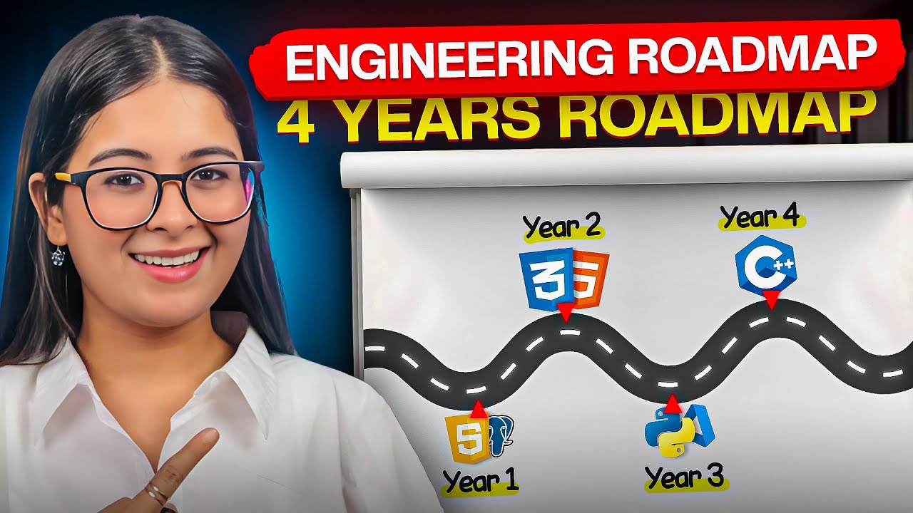 Complete 4-Year College Roadmap to get 25 LPA Job | Tips for Every Year of College