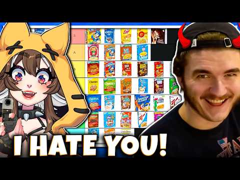 His List Is GARBAGE! | Vtuber Reacts to Jschlatt Cereal Tier List