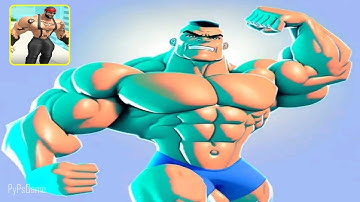 muscle rush hulk gameplay all level Walkthrough Part 5 Smash Running