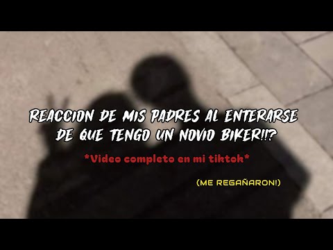 ASI REACCIONARON MIS PADRES AL ENTERARSE QUE TENGO UN NV BIKER!!? 😱 *Video completo en mi tiktok...*