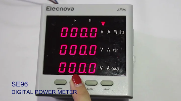 SE96 Digital Power Meter Use Guide ELECNOVA/SFERE ELECTRIC