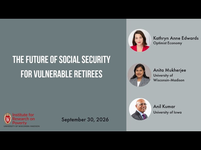 The Future of Social Security for Vulnerable Retirees