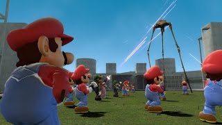 Gmod SUPER MARIO BROS. NPCS! - Mario, Luigi & Peach! (Garry's Mod)