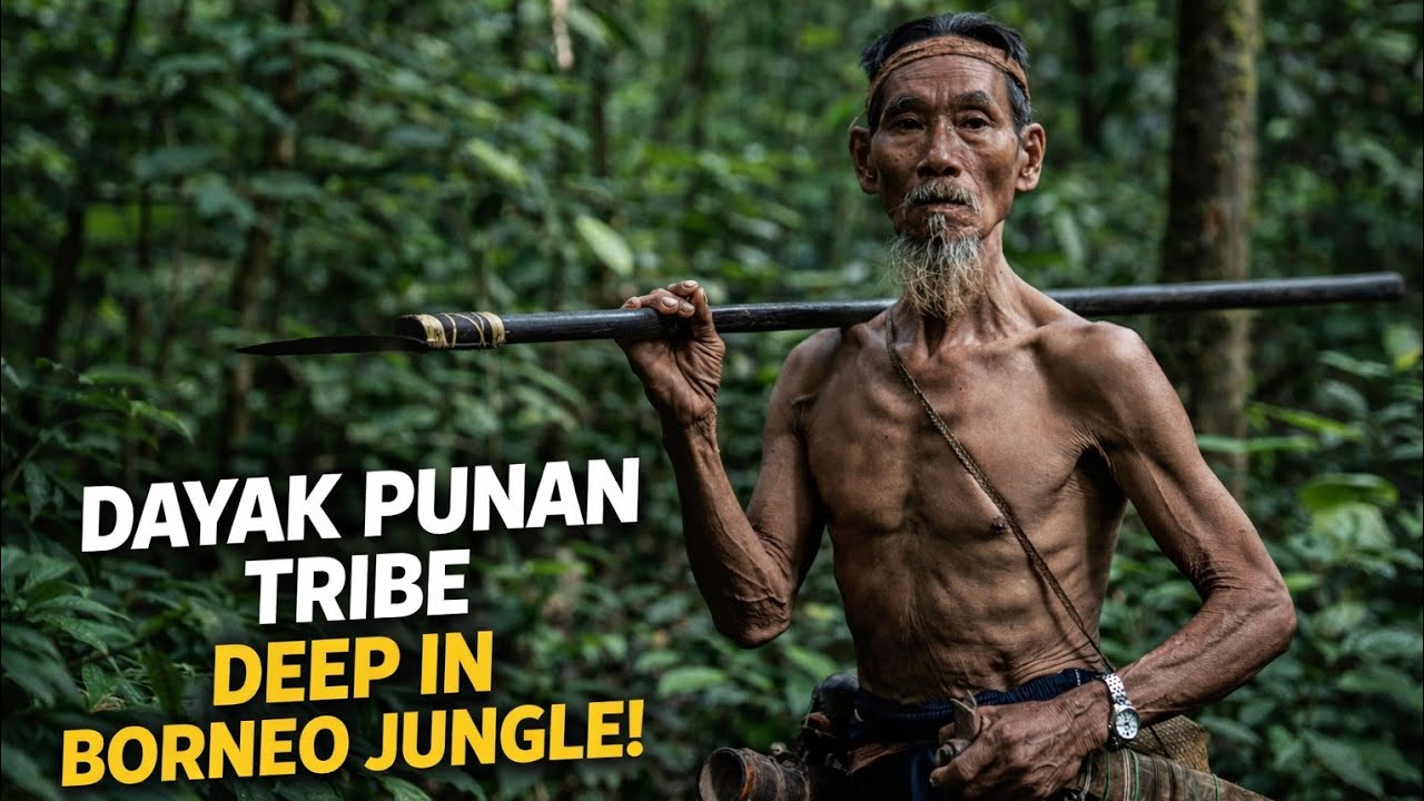 Даяки Пунан: неуловимое племя из джунглей, жившее задолго до цивилизации.