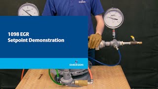 Fisher 1098 Regulator Setpoint and Lockup Demonstration