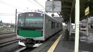 [JR東日本]EV-E301系「ACCUM」　宝積寺駅発車　発メロあり