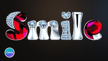 Easy Typography Text Effect in Canva || Canva AI Tool