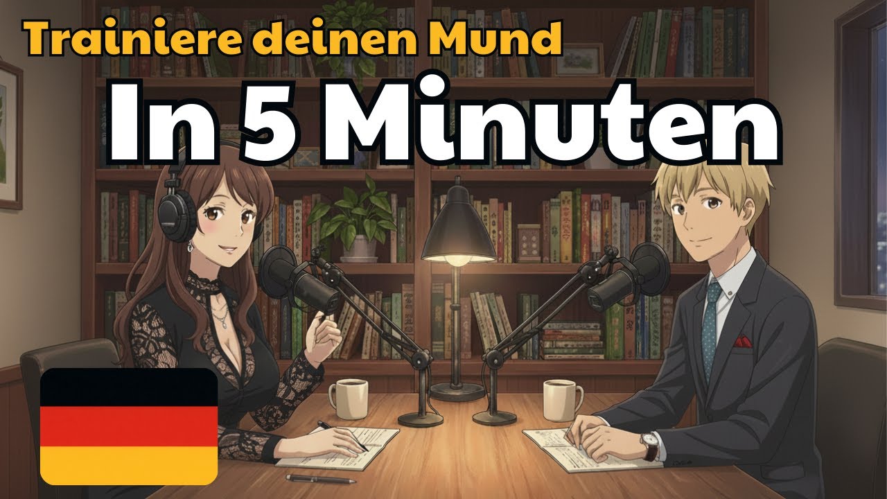 Wie man seinen Mund in nur 5 Minuten täglich trainiert, um Deutsch zu sprechen | Konversationspraxis