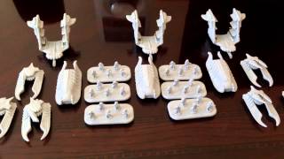 The Models of the 2 Player Starter Set: Dropzone Commander