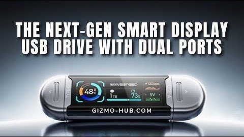 SEEU : THE NEXT-GEN SMART DISPLAY USB DRIVE WITH DUAL PORTS | Kickstarter | Gizmo-Hub.com