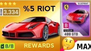 Asphalt 9 Ferrari 488 Gtb Car Hunt Riot Rewards?