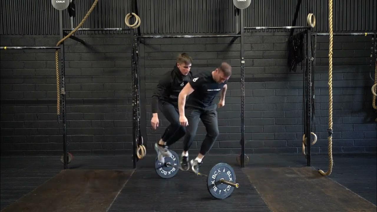 Synchro Lateral Burpees over the Bar YouTube