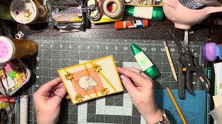 (.   ) WSW  White scrap Wednesday   -Hippo 🦛 card!!!! 