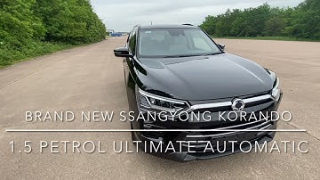 BRAND NEW SSANGYONG KORANDO 1.5 PETROL 163PS ULTIMATE AUTOMATIC  IN SPACE BLACK
