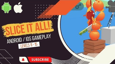 Wow! We cut through an ENTIRE LADDER! Slice It All Android iOS Gameplay MAX Levels 11-15