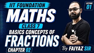 IIT Foundation Math Class 7 Chapter 2 Fraction #foundationmath