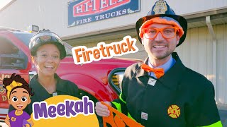 Blippi and Meekah Build a Fire Truck! | Meekah Full Episodes | Educational Videos for Kids