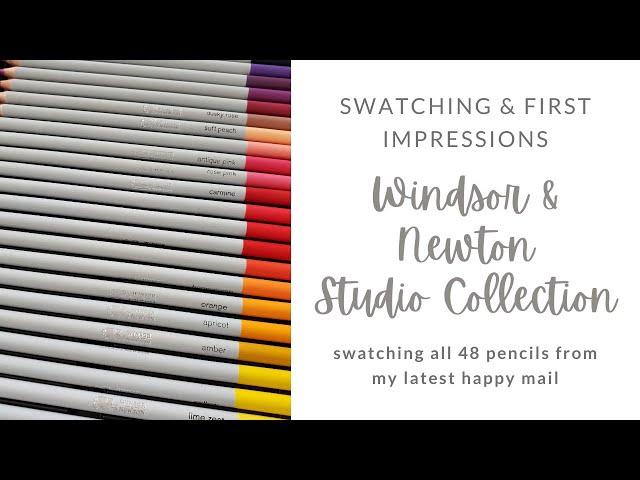 6 crayons fusain - Doux - Moyen - Dur - Winsor et Newton - Studio  Collection - Expédition Rapide