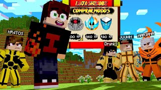 MINECRAFT SPEEDRUNNER VS 4 CAÇADORES NA NARUTO JEDY MAS... MINECRAFT POCKET EDITION !!  ‹ Ine ›