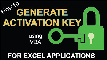Part 1] How to Create Activation Keys for Excel Applications