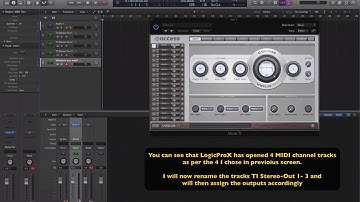 Setting up Access Virus TI in LogicProX for 3 x Stereo Out channels