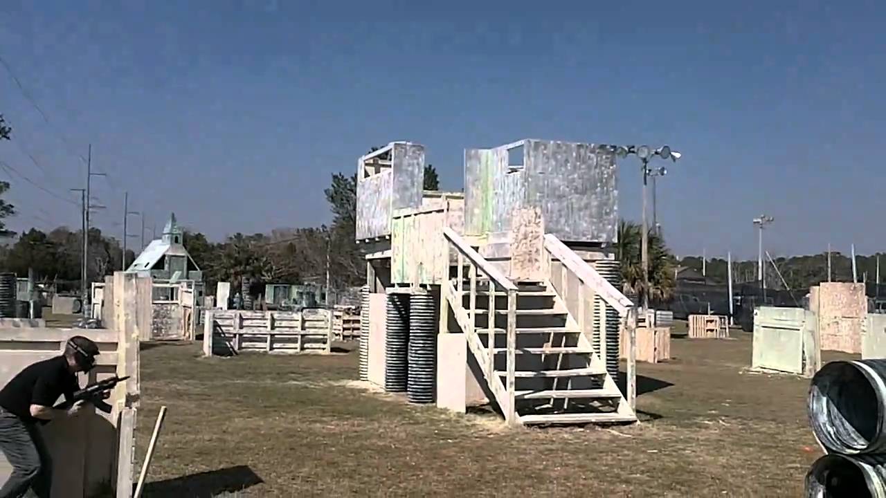 Family playing a day game Feb 19th PAINTBALL WORLD ORLANDO YouTube