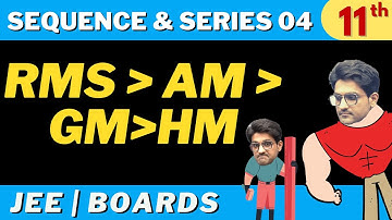 Sequence & Series 04 | RMS | AM | GM | HM  | Class 11th | Aman Sir Maths | Bhannat Maths
