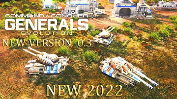 Generals Evolution 0.3|New Version2022| USA Armored Division Faction| Mammoth tanks frontal assault