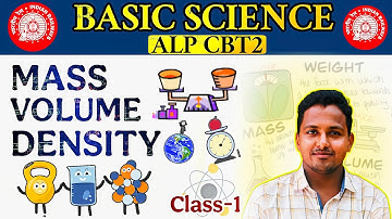 Mass Volume Density | Railway Free Science Selection Batch 💪| RRB ALP CBT2 | #alpcbt2 #railwayexam