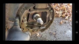 HOW TO REMOVE AND REPLACE THE REAR DRIVERS SIDE ROTOR ON A 2007 FORD FOCUS