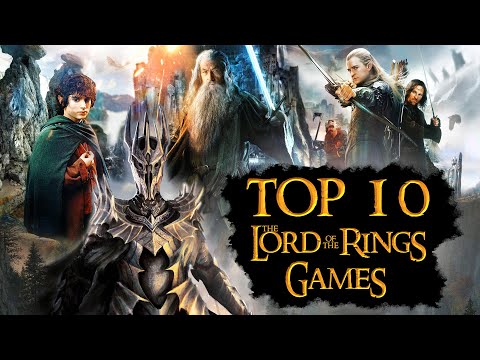 ТОП 10 ЛУЧШИХ ИГР ПО ВСЕЛЕННОЙ ВЛАСТЕЛИН КОЛЕЦ #1