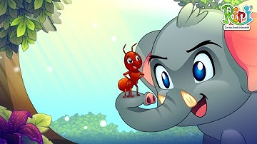 The Story of the Elephant and the Ant | Indonesian Children